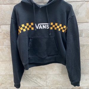 Cropped Vans checkered hoodie